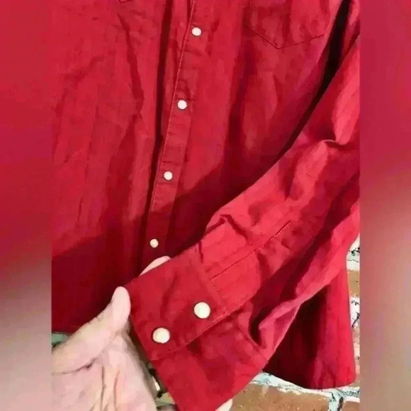 Wrangler‎ Blues Pearl Snap Button Down Size XXL - Picture 5 of 7